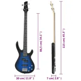 gitara-basowa-dla-poczatkujacych-z-torba-niebieska-4-4-46-stan-opakowania-oryginalne-stan-nowy