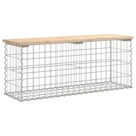 lawka-ogrodowa-z-gabionem-103x315x42-cm-lite-drewno-sosnowe