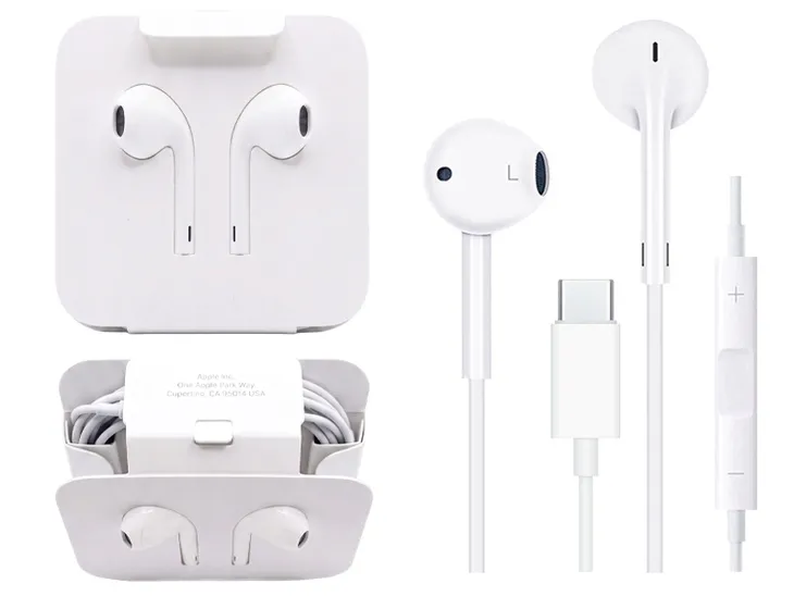 ORYGINALNE SŁUCHAWKI APPLE EARPODS USB-C MTJY3ZM/A MIKROFON iPHONE 15 16 17