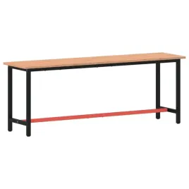 stol-roboczy-220x55x815-cm-lite-drewno-bukowe-i-metal