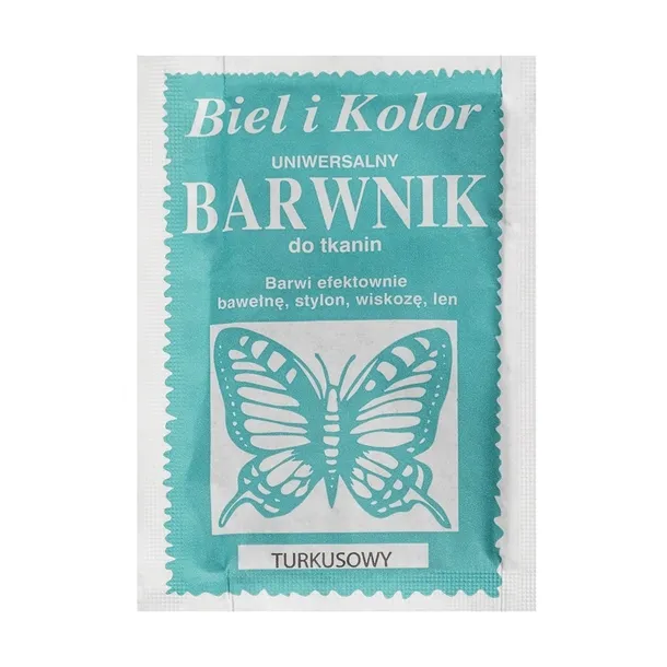 Barwnik do tkanin ubrań Biel i Kolor Niebieski do gotowania jasnych tkanin
