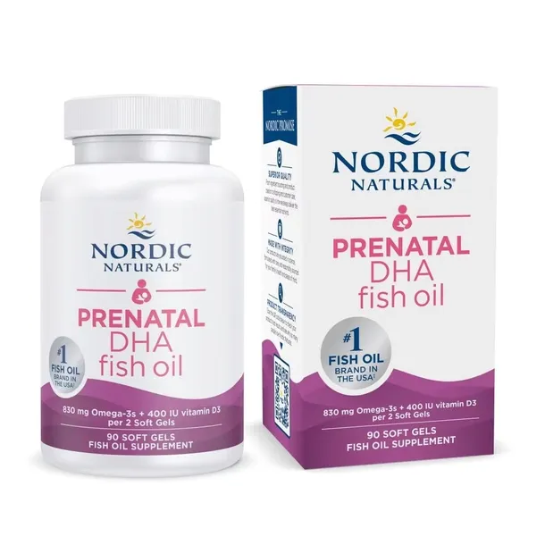 Nordic Naturals Prenatal DHA 830 mg 90 kapsułek kwasy omega-3