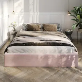 lozko-160x200-tapicerowane-z-pojemnikiem-stelaz-podwojne-welur-roz