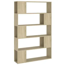 regal-na-ksiazki-przegroda-dab-sonoma-100x24x155-cm