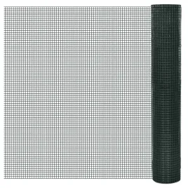 ogrodzenie-z-siatki-galwanizowane-pvc-25x1-m-zielone