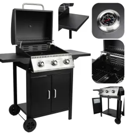 grill-gazowy-ogrodowy-velio-ruszt-emaliowany-duzy-czarny-termometr