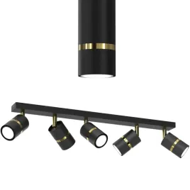lampa-sufitowa-listwa-zyrandol-regulowana-5x-gu10-czarny-zloty-led-tube