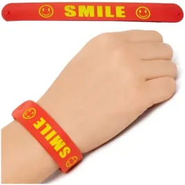 opaska-samozaciskowa-bransoletka-gumowa-click-trick-21x2-5-czerwona-smile