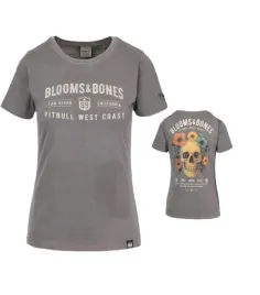pitbull-west-coast-t-shirt-koszulka-damska-washed-blooms-and-bones-szary-xs
