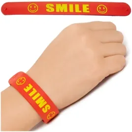 opaska-samozaciskowa-bransoletka-gumowa-click-trick-21x2-5-czerwona-smile