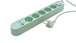 hykker-listwa-zasilajaca-przedluzacz-5-gniazd-usb-usb-c-zielona