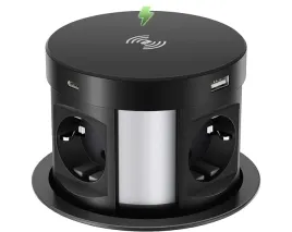 gniazdko-wpuszczane-4x-230v-usb-c-usb-a-qi-blat-wysuwane-czarne