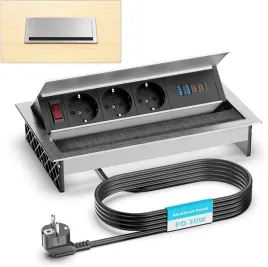 srebrne-gniazdko-wpuszczane-z-usb-c-pd-30w-usb-a-or-3-gniazda-or-chowane-or