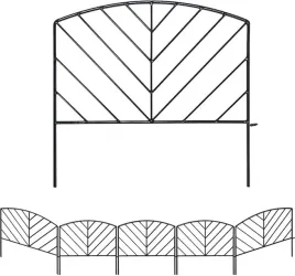 5-pak-dekoracyjnych-ogrodzen-metalowe-nierdzewne-432-x-483-cm