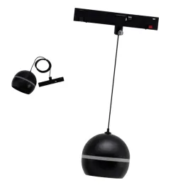 lampa-do-szyny-magnetycznej-48v-kula-led-ring-90mm-zwis-czarna-10w-4000k