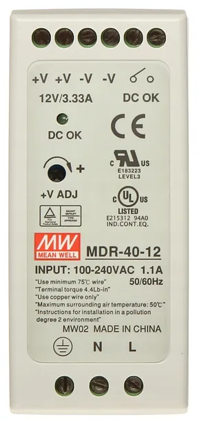 zasilacz-impulsowy-mdr-40-12-marka-mean-well-stan-nowy