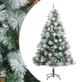 sztuczna-choinka-na-zawiasach-z-szyszkami-i-jagodami-210-cm