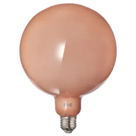 ikea-molnart-zarowka-led-e27-kula-pomaranczoworozowy-150mm
