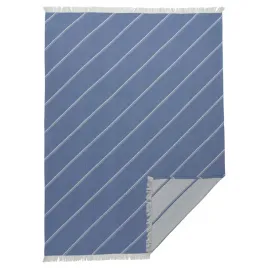 ikea-soluppgang-pled-dwustronny-niebieski-kremowy-130x170-cm