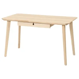 ikea-lisabo-biurko-okleina-jesionowa-128x65-cm-bezowy