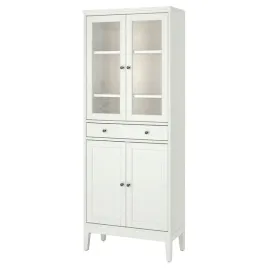 ikea-idanas-szafka-wysoka-z-drzwiami-szklanymi-81x39x211-bialy