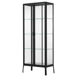 ikea-milsbo-witryna-szklana-antracyt-73x175-cm