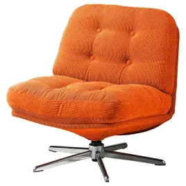 ikea-dyvlinge-fotel-obrotowy-pomaranczowy-kelinge
