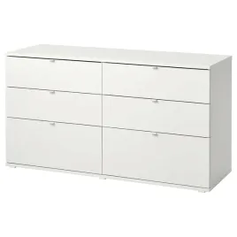 ikea-vihals-komoda-6-szuflad-140x47x75-cm-bialy