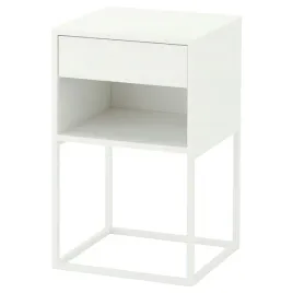 ikea-vikhammer-stolik-nocny-40x39-cm-bialy