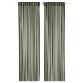 ikea-stenfro-firanki-145x300-cm-zielone-na-tasmie-2-szt