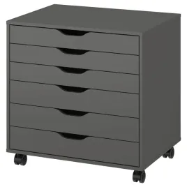 ikea-alex-komoda-na-kolkach-ciemnoszary-67x66-cm