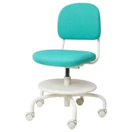 ikea-vimund-dzieciece-krzeslo-biurowe-turkusowy