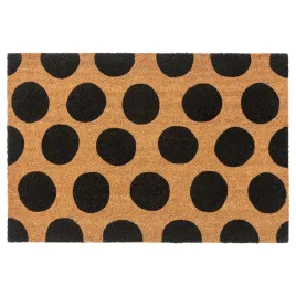 ikea-tagfordon-wycieraczka-60x90-cm-czarny-wzor-w-kropki