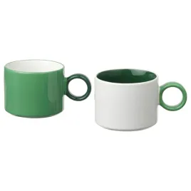 ikea-piggal-kubek-bialy-zielony-30-cl