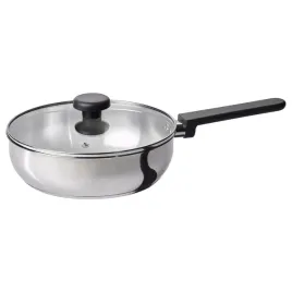 ikea-middagsmat-patelnia-z-pokrywka-szara-24-cm-stal-nierdzewna