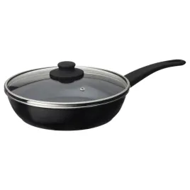 ikea-hemlagad-patelnia-z-pokrywka-26-cm-czarna-powloka-ceramiczna