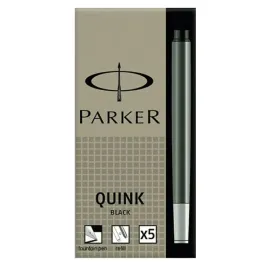 naboje-wklady-dlugie-parker-quink-czarne-5szt