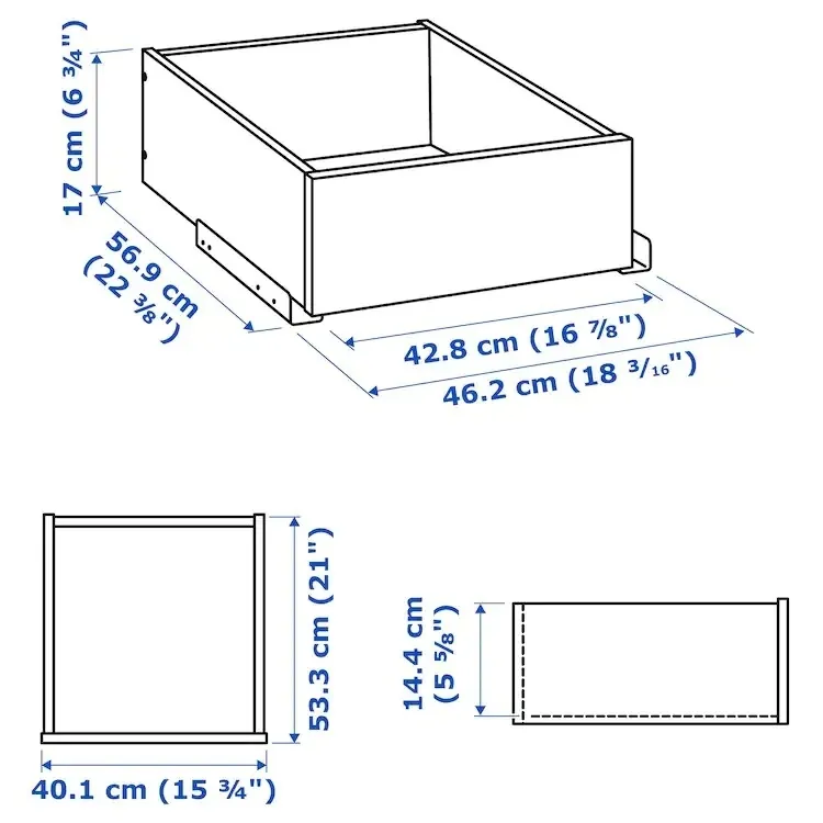ikea-komplement-szuflada-ze-szklanym-frontem-dab-stan-nowy