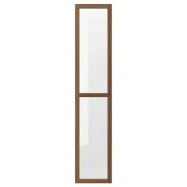 ikea-oxberg-drzwi-szklane-40x192-cm-brazowy-orzech-do-billy