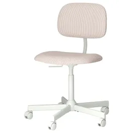 ikea-bleckberget-krzeslo-obrotowe-bialy-pomaranczowobrazowy