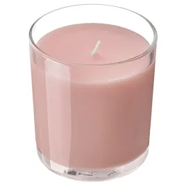 ikea-lotsfagel-swieca-zapachowa-w-szkle-jasnorozowy-40h