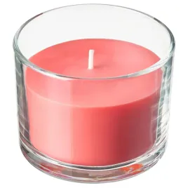 ikea-lotsfagel-swieca-zapachowa-w-szkle-arbuz-rozowa-20-h