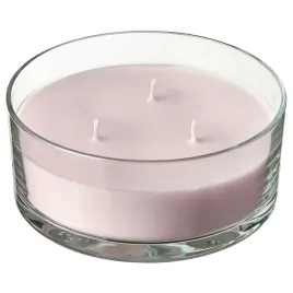 ikea-lotsfagel-swieca-zapachowa-3-knoty-rozowe-kwiaty-bladorozowy
