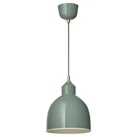 ikea-rodflik-lampa-wiszaca-szarozielona