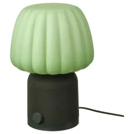 ikea-kulglass-lampa-z-glosnikiem-bluetooth-ciemnozielona