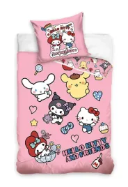 komplet-poscieli-hello-kitty-i-przyjaciele-160x200-cm