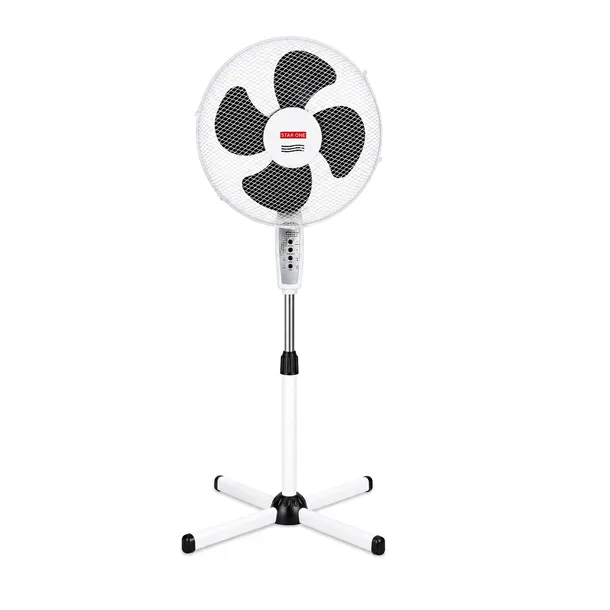 Wentylator Stojący 40W Mocny Wiatrak Podłogowy 16" Pilot 3 Tryby