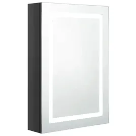 szafka-lazienkowa-z-lustrem-i-led-lsniaca-czern-50x13x70-cm