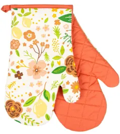 rekawice-kuchenne-fabulous-flowers-19x30-cm-bezowe