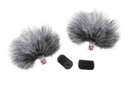 rycote-grey-lavalier-windjammer-pair